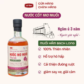 Mơ muối tía tô ta lâu năm từ làng cổ Bách Cốc