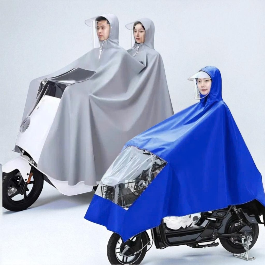 Bộ Áo Mưa Cao Cấp Có Phản Quang Vải poly Loại Vải Cực Dày Thời Trang Tiện Dụng Cho Cả Nam Và Nữ