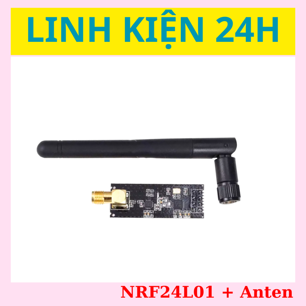 Mạch thu phát RF NRF24L01 + PA LNA 2.4Ghz Anten rời - 24l01 -NRF - Điều ...