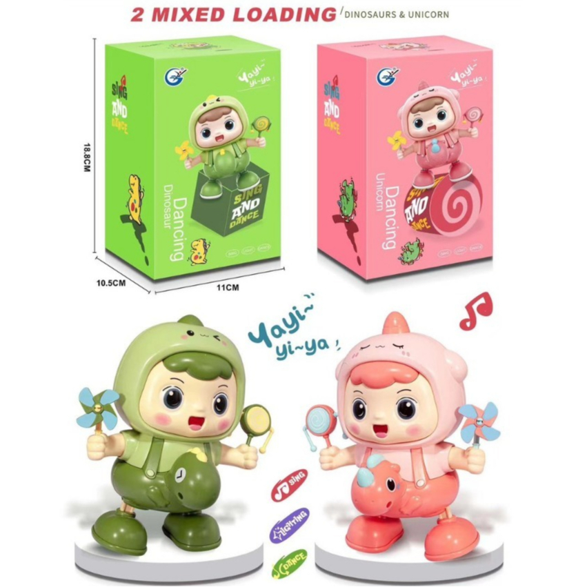 Đồ Chơi Bé Rồng Nhảy Múa Trẻ Em Robot Đồ Chơi Con Rồng Thỏ Nhảy Múa Phát Nhạc Đồ Chơi Âm Nhạc - Đồ Chơi Cho Bé PUKAPI