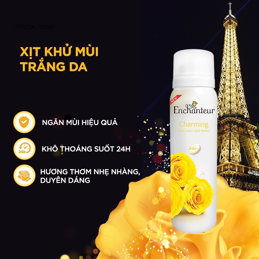 Xịt khử mùi Enchanteur 150ml