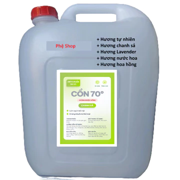 Dung dịch cồn sát khuẩn nhanh 90, 70 độ 30 lít hương chanh sả