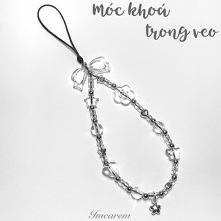 Dây Treo Điện Thoại Trong Suốt Phong Cách Y2K-Móc Khoá Phụ Kiện Điện Thoại Máy Ảnh Handmade by Carem