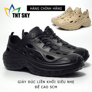 Giày Nam Đúc Liền Khối Siêu Nhẹ, Đế Cao 5cm - Hàng Chính Hãng Hù Kiệt - K3383