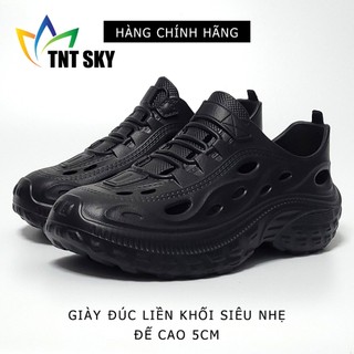 Giày Nam Đúc Liền Khối Siêu Nhẹ, Đế Cao 5cm - Hàng Chính Hãng Hù Kiệt - K3383