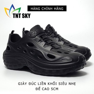 Giày Nam Đúc Liền Khối Siêu Nhẹ, Đế Cao 5cm - Hàng Chính Hãng Hù Kiệt - K3383