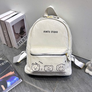 ( Quai To Nhung )  Mèo PuPPy đi học nam nữ thời trang size 40 vừa A4 laptop chất da đẹp đi chơi du lịch tiện dụng BL06