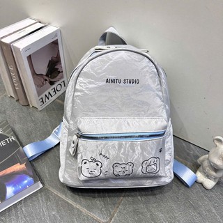 ( Quai To Nhung )  Mèo PuPPy đi học nam nữ thời trang size 40 vừa A4 laptop chất da đẹp đi chơi du lịch tiện dụng BL06