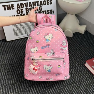 (Quai To Quai Bé Tặng Kèm Móc Khóa) Hello Kitty đi học nam nữ size40 vừa A4 laptop chất da đẹp đi chơi du lịch BL05