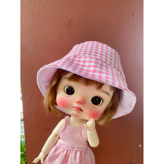Mũ tròn caro size dian mập,blythe( màu inbox )