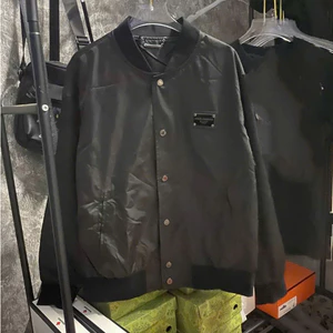 Áo Bomber Cúc Bấm Dê Gà Logo Vuông Sắt KCloset Áo Khoác Khuy Bấm Gió Dù 2 Lớp Dày Dặn Dáng Rộng Nam Nữ NA947