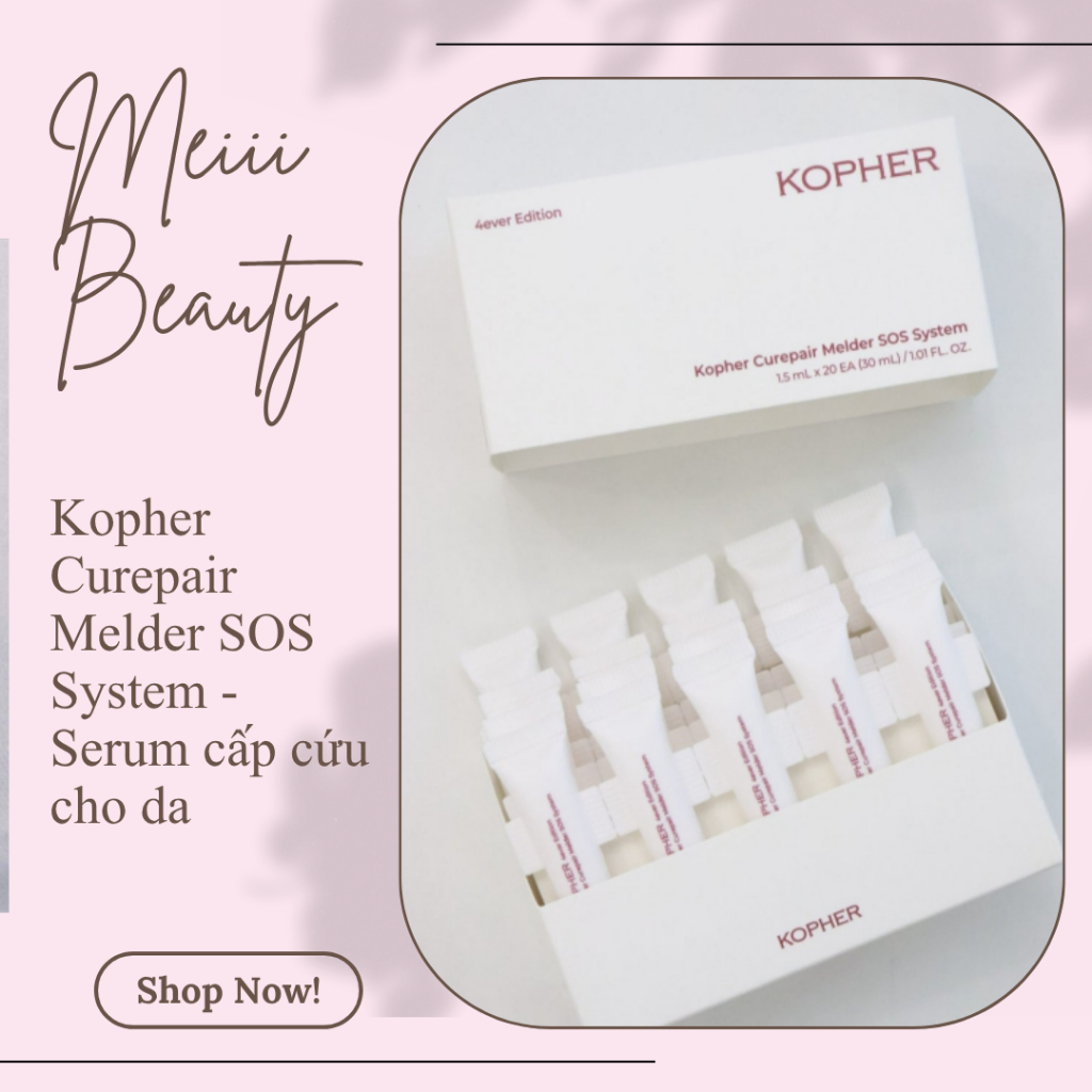 Kopher Curepair Melder SOS System - Serum cấp cứu cho da | Shopee Việt Nam