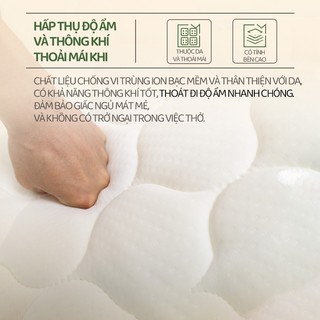 Nệm Lò Xo Grea Me Magic Nâng Đỡ Vượt Trội, Chất Lượng lò xo liên kết 2 tầng Bền Bỉ Bảo Hành 10 năm