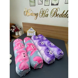 4 CÁI VỎ GỐI ÔM KHÓA KÉO - Không kèm ruột gối, chất vải thun lạnh, không xù lông 35 x100cm