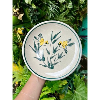 Chén/Tô/Dĩa/Thố Vẽ Tre + Chim Vàng Cao Cấp Mới Siêu Xinh Nhiều Kích Thước - Gốm Lái Thiêu - Gốm Nam Bộ