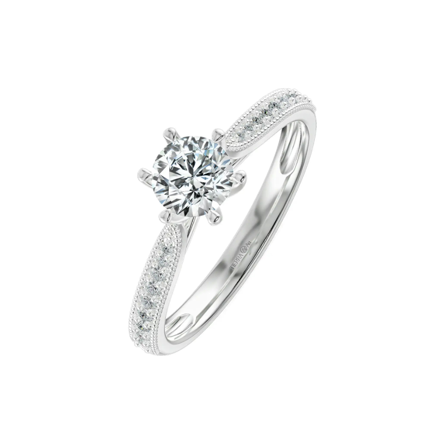 [CHAT TRƯỚC KHI ĐẶT] Nhẫn cầu hôn Tierra True Beauty NCH1204, Vàng 14K/ 18K, Tấm CZ/ KC, Thiết Kế Sang Trọng