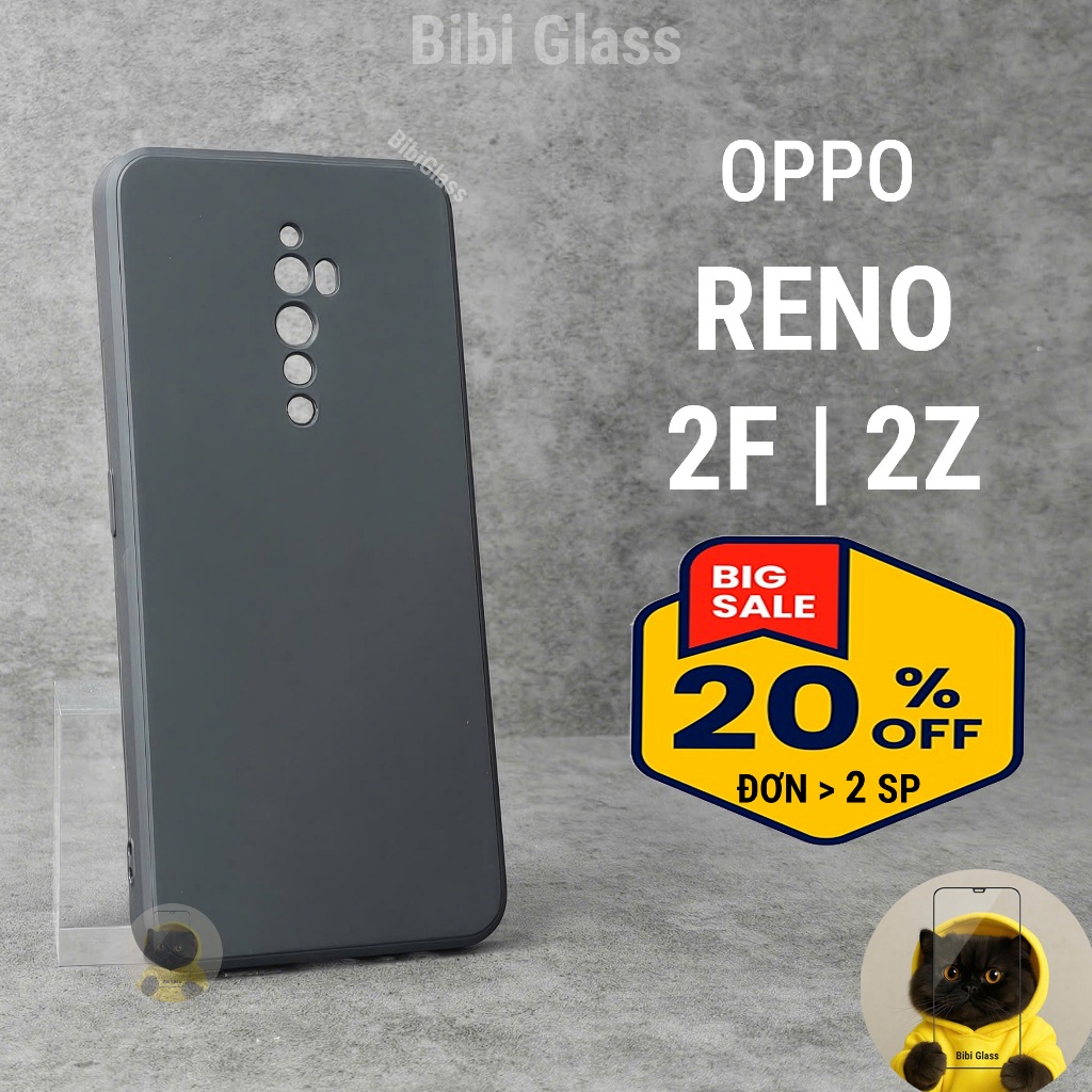Ốp lưng Oppo reno 2F , reno2, reno2 f bảo vệ cam điện thoại toàn diện cạnh vuông nhựa dẻo tpu bibi glass