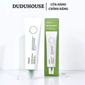 Kem Dưỡng Ẩm Beplain Mung Bean Pore Tight Up Soothing Cream 60ml Duduhouse