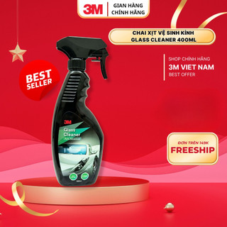 [Chính hãng] Dung Dịch Vệ Sinh, làm mới kính 3M™ - Glass Cleaner 400ml - mẫu mới