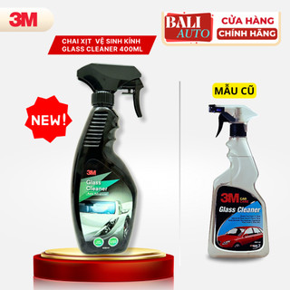 [Chính hãng] Dung Dịch Vệ Sinh, làm mới kính 3M™ - Glass Cleaner 400ml - mẫu mới