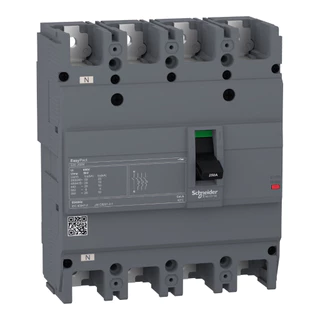 MCCB EasyPact EZC250 4P type N 25kA EZC250N4100 EZC250N4125 EZC250N4150 EZC250N4160 EZC250N4200 EZC250N4250
