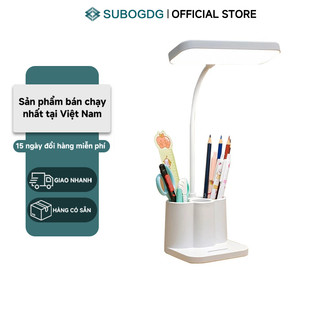 SUBOGDG Đèn bàn học đọc sách bảo vệ mắt TLDL cảm ứng 3 chế độ ánh sáng biến thiên có phân loại tích điện