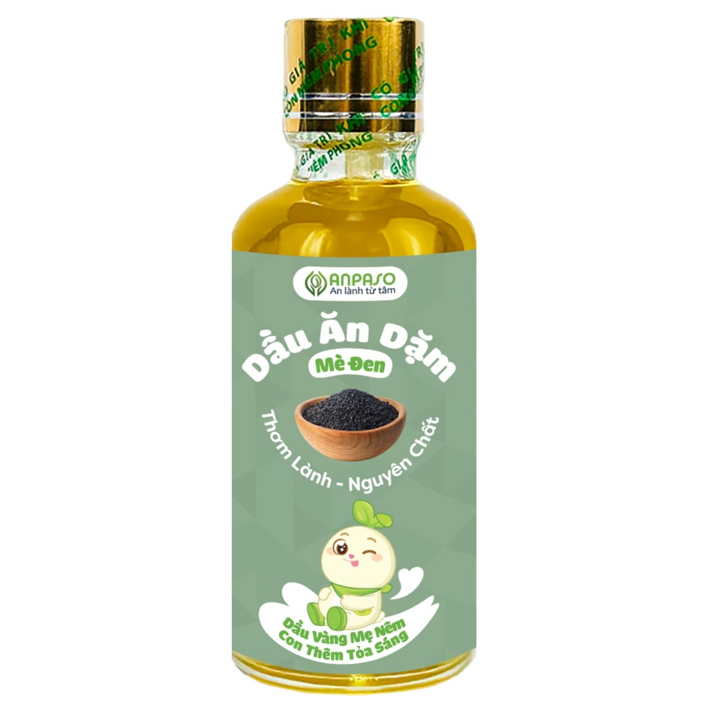 Dầu ăn dặm Anpaso giúp bổ não, tăng cường DHA, giúp cải thiện biếng ăn cho bé