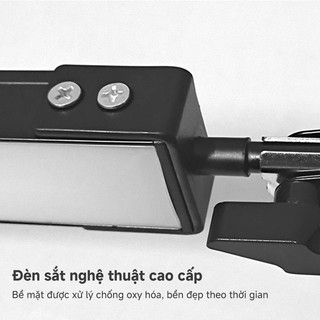 SUBOGDG Đèn bàn LED gập điều chỉnh cánh tay dài đa năng, Đèn bàn USB chiếu sáng 10 mức độ bảo vệ mắt ,có thể gấp gọn xoa