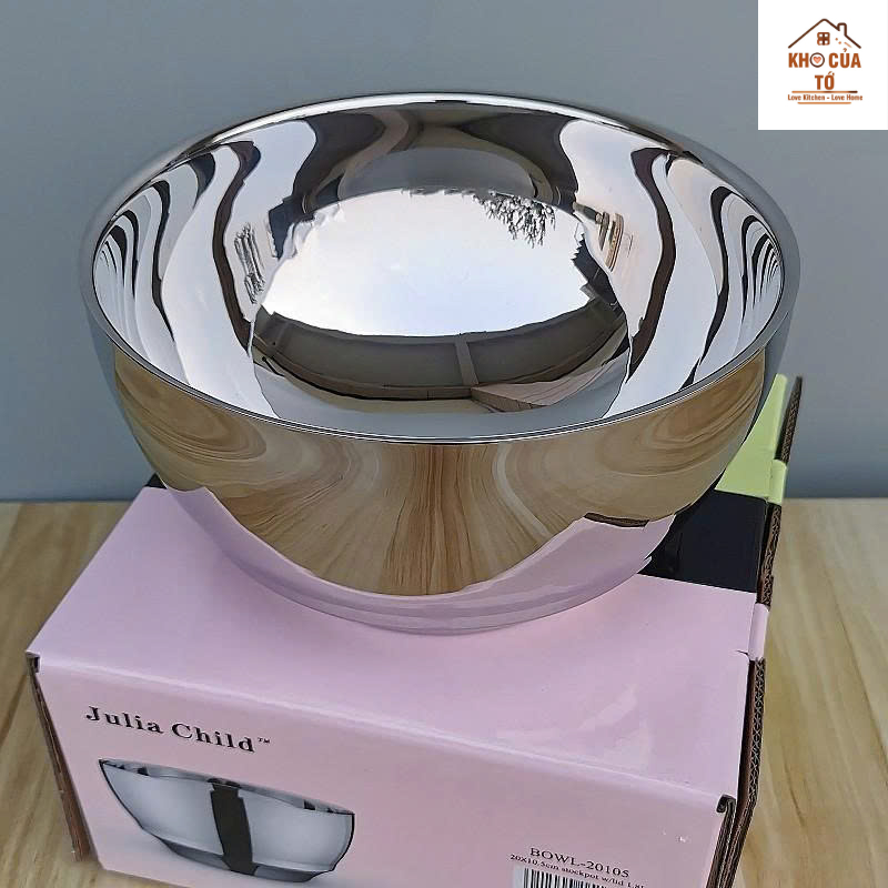 Bát tô inox 2 lớp chống nóng size 20cm chính hãng , inox 304 siêu dày ...