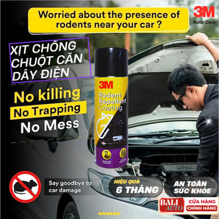 [Chính hãng] Chai Xịt Chống Chuột căn dây điện khoang máy oto - 3M™ Rodent Repellant Coating 250G