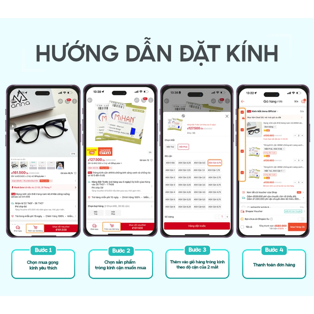 Gương Tiêu Chuẩn - tròng kính chống ánh sáng xanh
