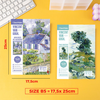 Tập Sinh Viên 120/ 200 Trang Van Gogh Kẻ 4 Ô Ly 2x2mm, Tập Miền Nam Size B5 CLASSMATE Giấy 80gsm NB5-12-0323S/0324S