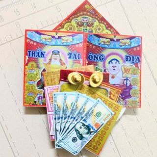Đĩa Giấy Tiền Vàng Cúng Thần Tài Thổ Địa Mini