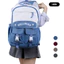 Balo Vải LEZA Hot Trend chống thấm nước đi học, du lịch unisex cho học sinh, sinh viên Hellodko8070