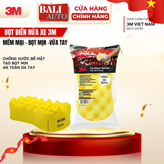 [Chính hãng ] Miếng mút bọt biển rửa xe 3M™ Car Wash Sponge bọt mịn, bền- cầm chắc tay