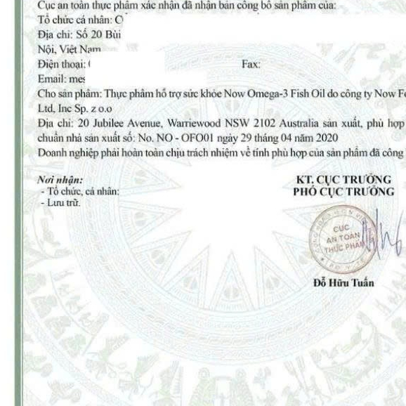 [Freeship] Viên Uống Dầu Cá Now Omega3 Fish Oil