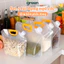 Set 5 Túi Đựng Ngũ Cốc Có Tay Cầm Tiện Lợi GreenHome, Túi Đựng Thực Phẩm Khô Trong Suốt Chống Ẩm Mốc