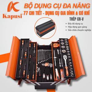 Bộ Sửa Chữa Đa Năng 77 Chi Tiết – Dụng Cụ Gia Đình & Cơ Khí – Cao Cấp 510777 HARDEN VAT +8%