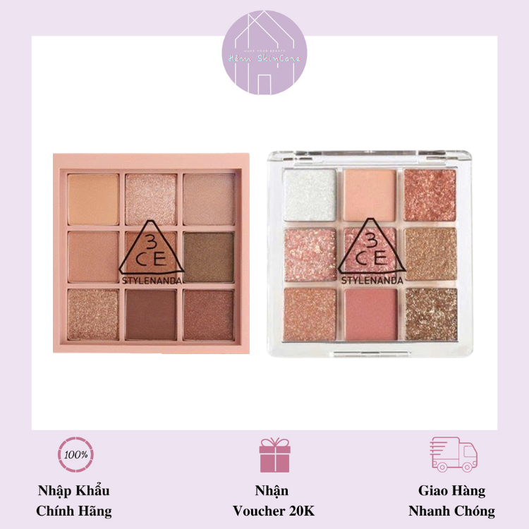 Multi Eye Color Palette 3CE Bảng Phấn Mắt 9 Ô - 8.2g | Shopee Việt Nam