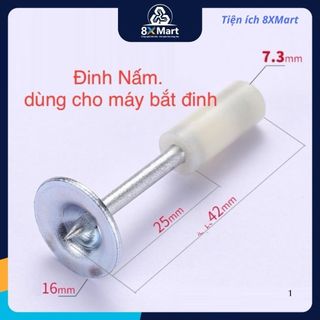 Máy Bắn Đinh ( S4 ) combo tặng kèm 50 Đinh ren và 50 Đinh nấm