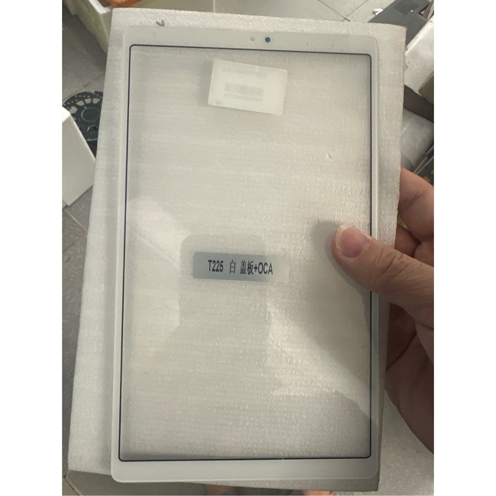 kính sam sung tab t295/t225/a7 lite liền keo dùng cho thợ ép kính