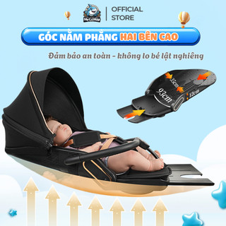 Xe Đẩy Cho Bé Baobaohao V16-C Chính Hãng, Xe Đẩy Gấp Gọn 2 Chiều 3 Chế Độ Ngả, Bánh Xe Giảm Xóc Êm Ái