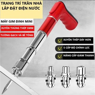 Combo Máy Bắn Đinh ( S4 ) - tặng kèm 20 Đinh ren và 50 Đinh nấm