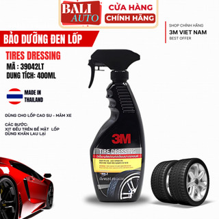 [Chính hãng] Chai Xịt Bảo Dưỡng Và Phủ Bóng Lốp Xe 3M™ 39042 LT Tire Dressing 400ml NK Thái Lan
