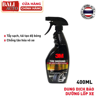 [Chính hãng] Chai Xịt Bảo Dưỡng Và Phủ Bóng Lốp Xe 3M™ 39042 LT Tire Dressing 400ml NK Thái Lan