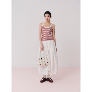 Áo len OLV hai dây ôm tôn dáng thoải mái năng động Ribbed Knit Tank Top nhiều màu phù hợp đi chơi