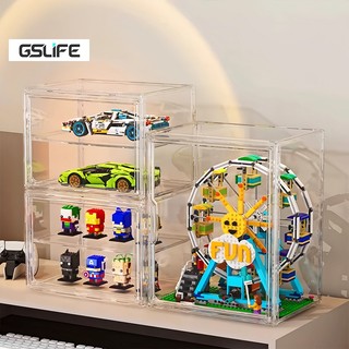 GSlife Hộp Mica Chống Bụi Đựng Mỹ Phẩm - Thiết Kế Trong Suốt, Phù Hợp Để Bàn Trang Điểm Hiển Thị Rõ Nét Búp Bê & Đồ Chơi