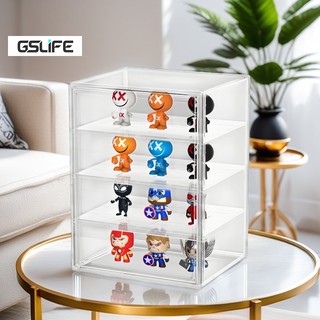 GSlife Hộp Mica Chống Bụi Đựng Mỹ Phẩm - Thiết Kế Trong Suốt, Phù Hợp Để Bàn Trang Điểm Hiển Thị Rõ Nét Búp Bê & Đồ Chơi