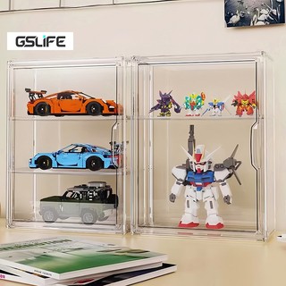 GSlife Hộp Mica Chống Bụi Đựng Mỹ Phẩm - Thiết Kế Trong Suốt, Phù Hợp Để Bàn Trang Điểm Hiển Thị Rõ Nét Búp Bê & Đồ Chơi