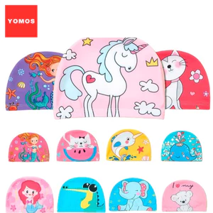 Mũ Bơi Vải Trẻ Em YOMOS, Đồ Bơi Cho Bé Nhiều Hình Dễ Thương
